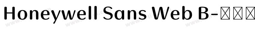 Honeywell Sans Web B字体转换